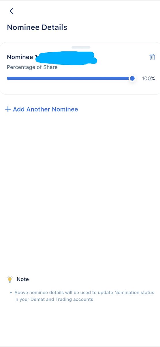 pulkitgill's tweet photo. Hi @PaytmMoney 
No submit button is appearing on adding nominee to the account. 
Kindly look into it and please resolve as soon as possible. https://t.co/YundGw20IW