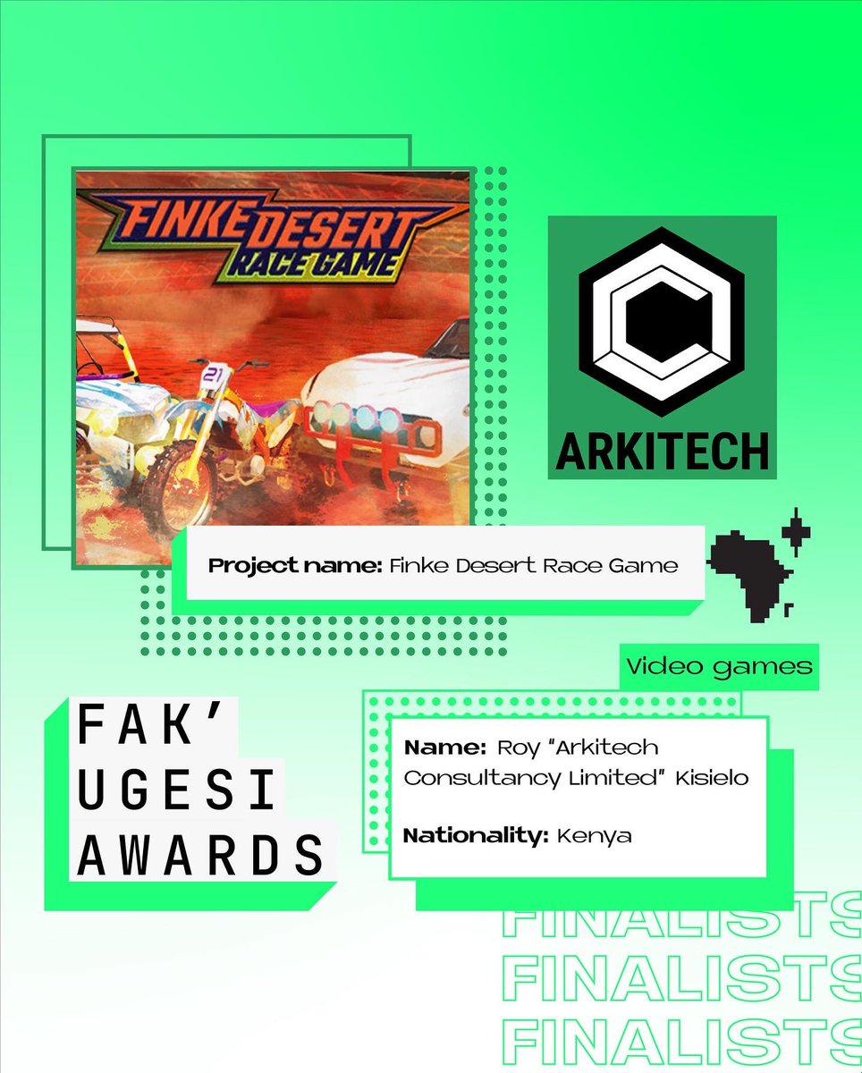 Fak'ugesi 2022 Awards Video Game Finalists 🎮🕹️⚡
We are proud to announce the Video Game finalists for this year's inaugural Fak’ugesi 2022 Awards for Digital Creativity. #Fakugesi2022 #FromNowOn