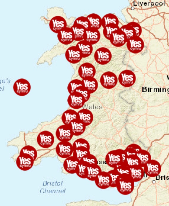 YesCymru's tweet photo. There are @YesCymru local groups all over Wales (and from the map @YCCyclists in the Irish Sea!) keep an eye out for your local group activities and join us in campaigning for #indywales
#Annibyniaeth 
https://t.co/21uKyUPuYO https://t.co/NCReiHyzbE