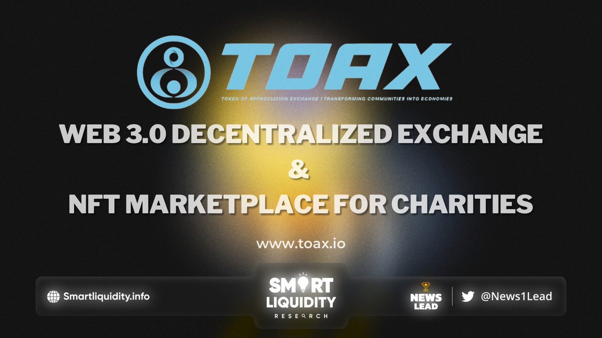 News1Lead's tweet photo. 🚀Multi-chain, lightning fast Web 3.0 exchange/marketplace, @Toax_io revolutionizes the $450B non-profit fundraising market.
🚀#TOAX NFTs Benefits:
🔹Get percentage of ALL net profit
🔹Chance to get bonus NFT
🔹Win special & unique prizes
🔽INFO
https://t.co/A56V13voXP https://t.co/BToJwjv4OJ