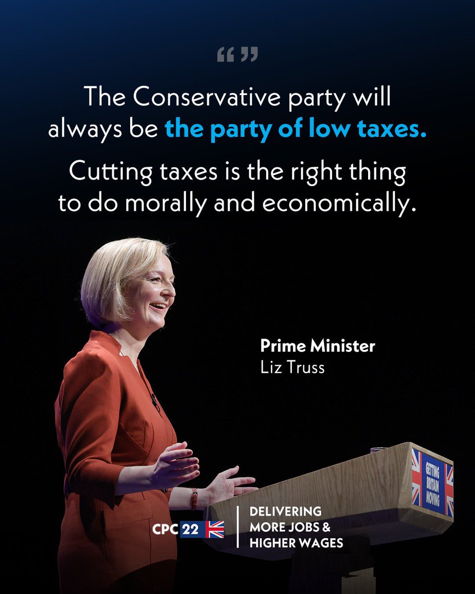 Image for the Tweet beginning: Low-taxes. High-growth. That’s our plan.