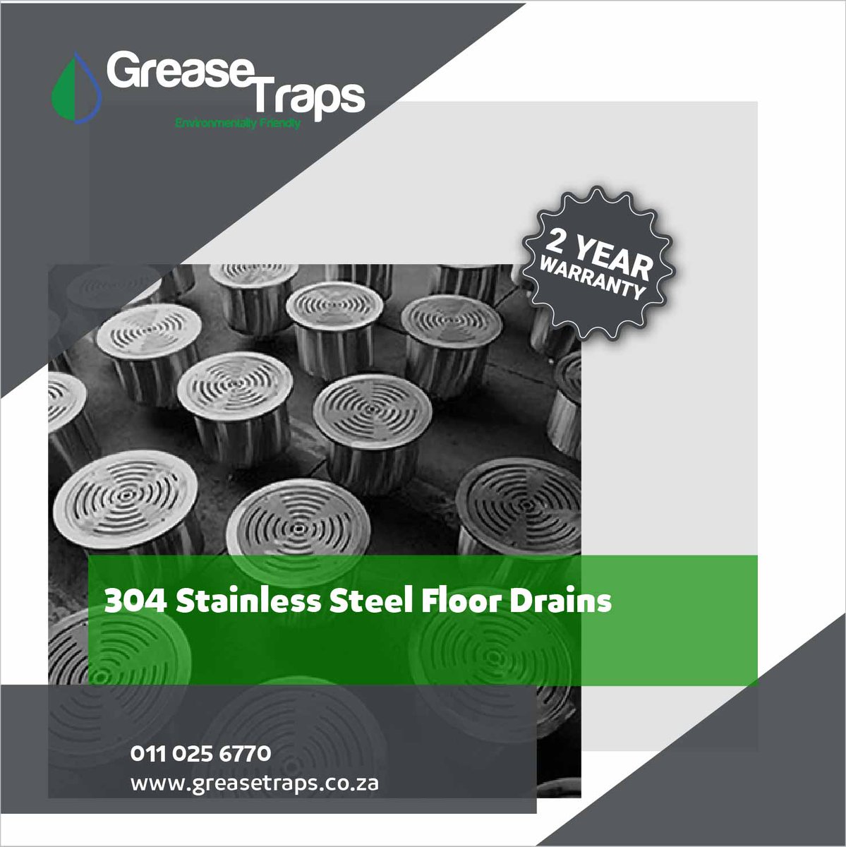 Grease Traps South Africa has been manufacturing stainless steel floor drains for over 20 years!⁣

#floordrains #304stainlesssteel #plumbingproducts #since1995 #twoyearwarranty #commercialplumbing #plumbingsupply #greasetrapssa⁣