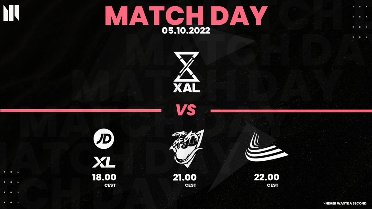 Can't wait to see the matches today! Best of luck to our players 💪🏆 #neverwasteasecond #nlc #esports #leagueoflegends