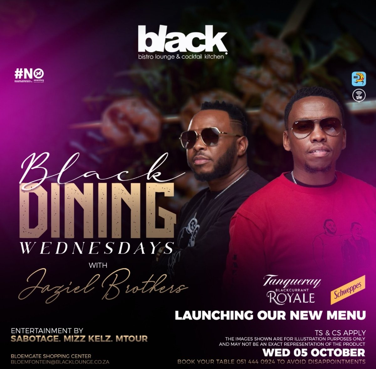 iamndufy's tweet photo. Nothing beats delicious food and great music!!! Not forgetting the venue 💯🖤👌🏽👌🏽
If you are in Bloem Come through 💃💃@blackbloemfontein
#Lerato
#UncleWaffels
#Mnakwethu
#Sthe https://t.co/2i6ISfUUq2
