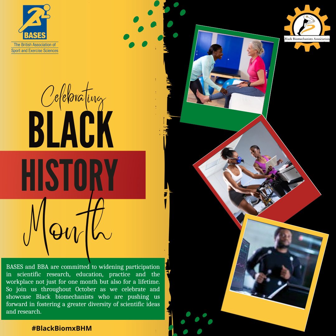 CASES (@casessocial) on Twitter photo For this Black History Month, @basesuk has teamed up with <a href="/BlackBiomechs/">BlackBiomechanists</a> to recognise the achievements of Black Biomechanicist worldwide who are making an impact in the field of biomechanics and helping to move forward diversity within sport science. #BlackBiomxBHM For this Black History Month, @basesuk has teamed up with <a href="/BlackBiomechs/">BlackBiomechanists</a> to recognise the achievements of Black Biomechanicist worldwide who are making an impact in the field of biomechanics and helping to move forward diversity within sport science. #BlackBiomxBHM