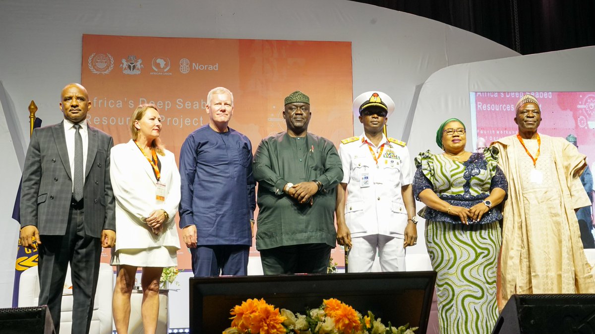 .@ISBAHQ opens the 4th workshop for the promotion of sustainable development of Africa’s deep seabed resources in support of Africa’s blue economy today in #Abuja, Nigeria. The workshop is hosted by the Govt of Nigeria & organized in partnership w/ the @_AfricanUnion & @noradno .