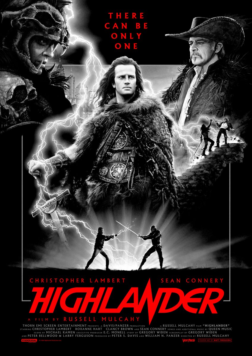 Cakes_Comics's tweet photo. Highlander 4K artwork. Variant edition... more on this very soon. https://t.co/l2reZ1dwi0