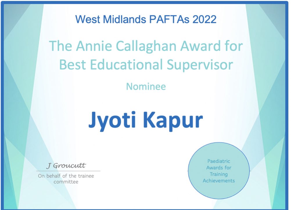 JyotiKapur7's tweet photo. Wow! And another one today.  I’m both humbled and grateful @Polythenia @poulsm90 @lily_o_lily @ajpigott_anna @mykidsdoc1 @mjvlewis @kathrynkelter1 @shenvi_asha @TracyBullock12 @handnwrist @MarkJonesA87 https://t.co/qUrDSFpp0c