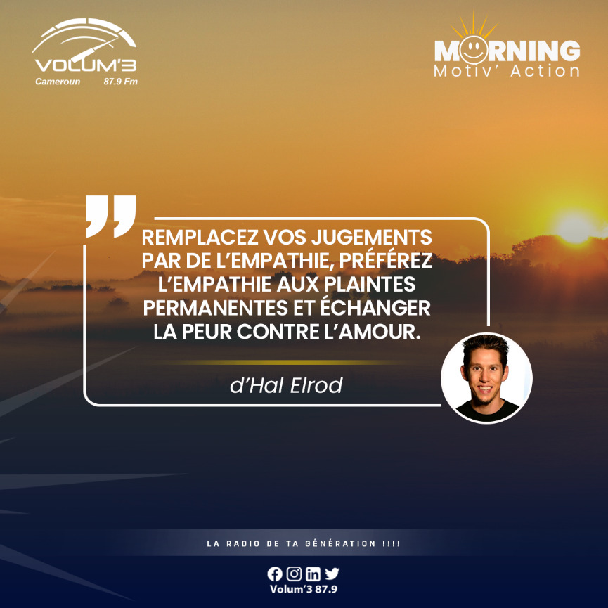 Volum3Radio's tweet photo. Bonjour et bon réveil à l’écoute de nos programmes
#Motivaction 
#volum3 https://t.co/tzZb6nvnm8