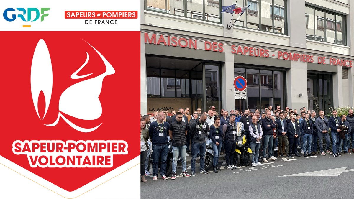 #Rencontre | L’entreprise <a href="/GRDF/">GRDF</a> compte 141 sapeurs-#pompiers volontaires parmi ses salariés ! 

Pour la première fois, ces salariés / pompiers sont réunis au sein de la Maison des sapeurs-pompiers de France à Paris, en partenariat avec la #FNSPF et la #DGSCGC.