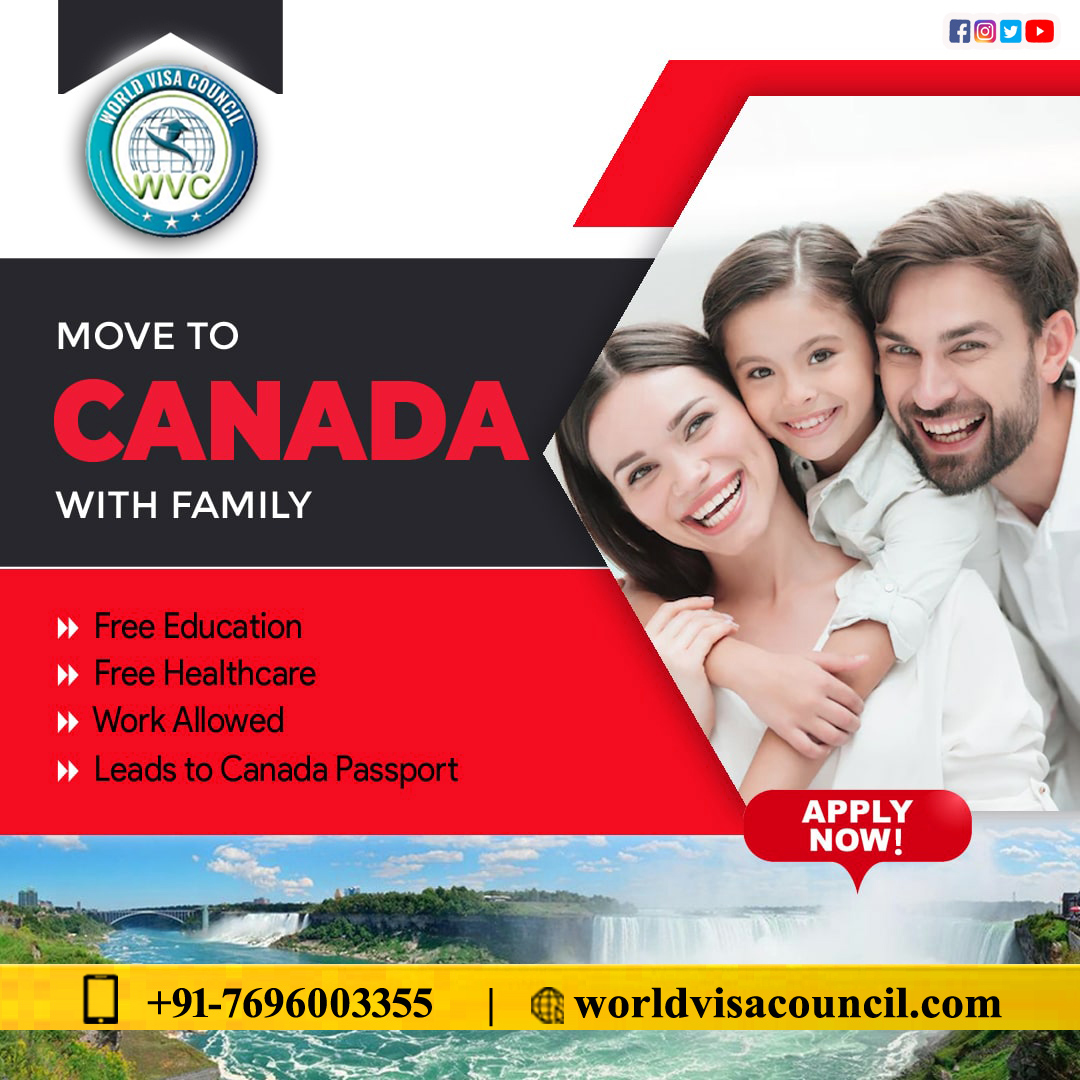 WORLDVISACOUNCL's tweet photo. Migrate to Canada with your Family on Fast Track .
Immigrate to Canada with the help of our expertise. 🇨🇦.  
Apply now! #worldvisacouncil
Visit our website: https://t.co/yOz1TVJXDZ
Call Us :  +91-7696003355 
#supervisacanada #canadaimmigration #workvisa #workCanada #canadavisa https://t.co/ppjQ6OtmSH