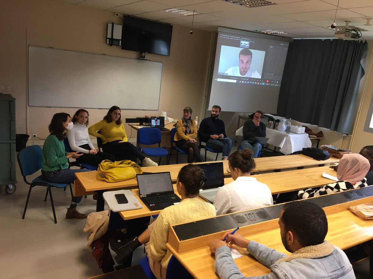 Tremenbert's tweet photo. Session envie d’entreprendre pour les étudiants ⁦@IMTAtlantique⁩ avec ⁦@IMTAincubateur⁩ ⁦@passarmorique⁩ ⁦⁩ ⁦@PEPITE_BRETAGNE⁩ et 2 startup de l’incubateur wimbox et ⁦@_andyamo⁩ merci à eux et @sabine Chevé https://t.co/VNN5B352bE