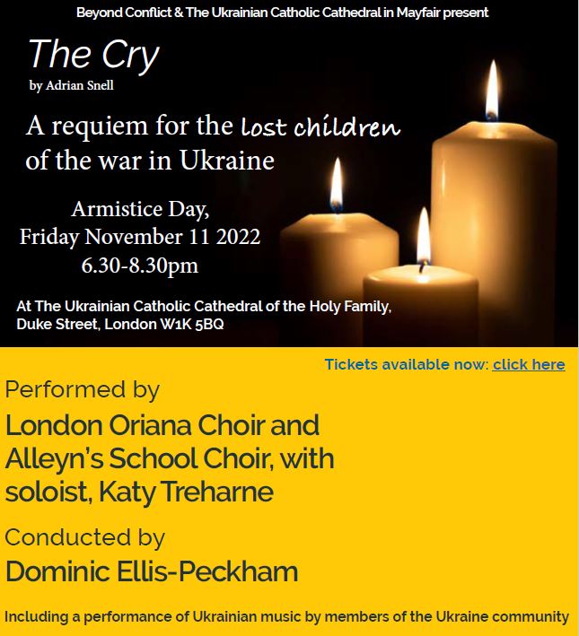 AlleynsSchool's tweet image. Delighted that @alleynsmusic Choir will perform at this unique evening of music, in aid of trauma counselling for Ukrainian children and mothers and London's Ukrainian Welcome Centre. Tix: ow.ly/W2jM50L1BTf #alleynsmusic #alleynspartners @KatyTree @DomEllisPeckham