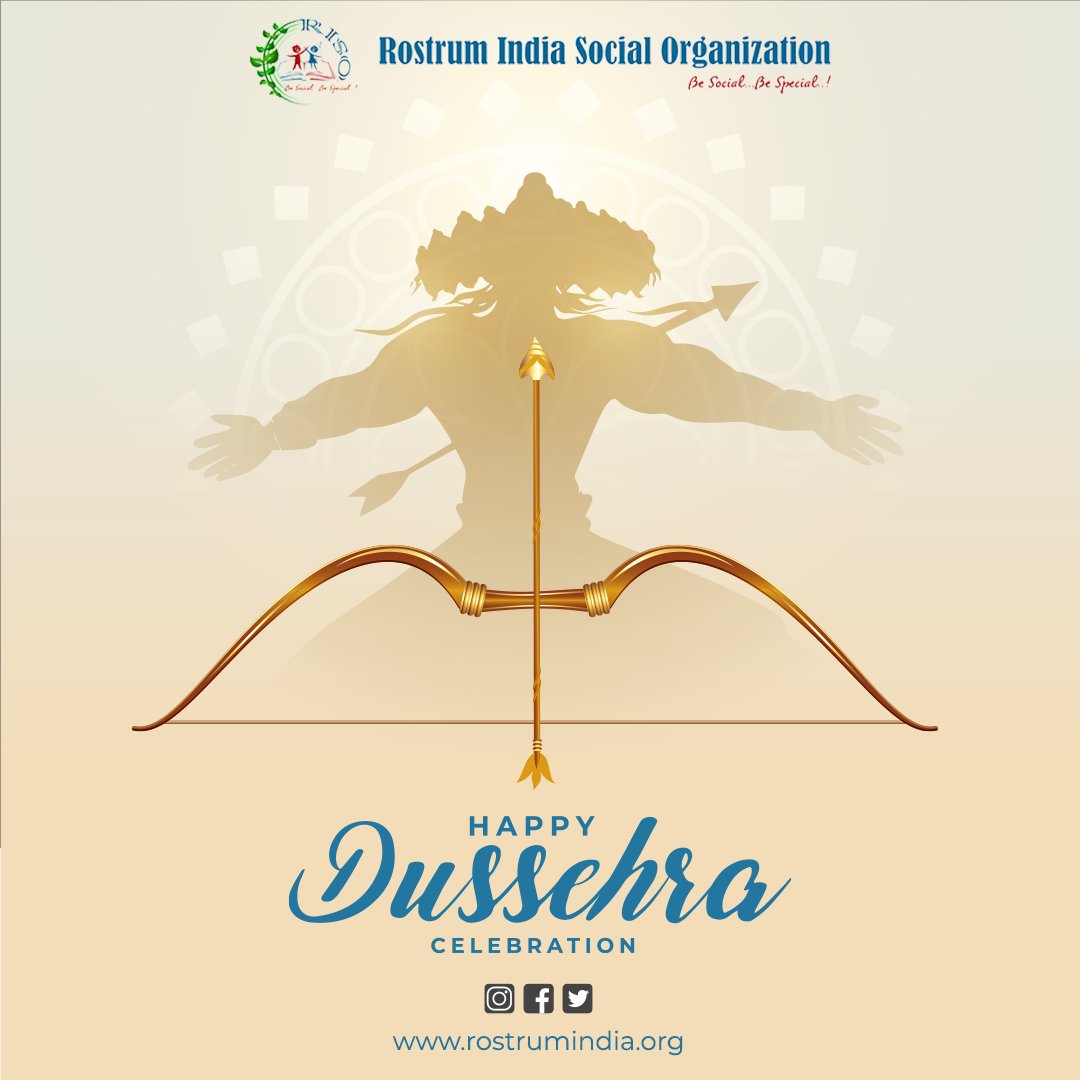 RostrumIndia's tweet photo. May Lord Rama keep lighting your path of success and may you achieve victory in every phase of life...Happy Dusshera!

#navratri2022 #rostrumindia #charity #donor #positivity #dussehra #dasara #FestiveSeason #festival #nonprofit #maharashtra #hope #trending #wednesday https://t.co/9eWYfEhVKa
