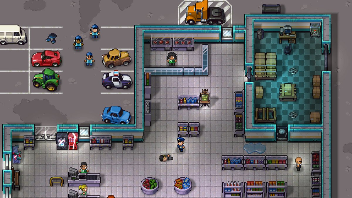 cyangmou's tweet photo. Streets of Rogue 2 has been announced by tinyBuild.

"Streets of Rogue goes open-world! Fight, sneak, hack, drive, build, farm, quest, craft, and just LIVE in this non-linear sandbox with a focus on fun. Unlimited adventures await!"

I am working on it as art director. https://t.co/EhMbrAecnD