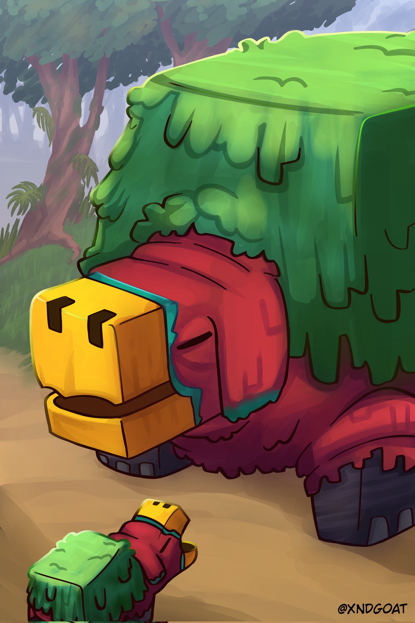 Xndgoat/puffer🎗️ on Twitter "VOTE SNIFFER THIS IS THE ONLY TIME WE CAN ADD DINOS INTO MINECRAFT