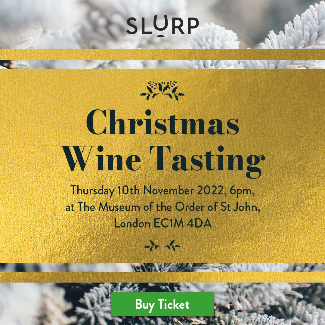 Join us this November to take part in our Christmas Wine Tasting. Tickets are on sale now, get yours before they run out! 
Link to tickets: buff.ly/3ru9AOO  
#winetasting #wine #slurpwine #christmaswine #christmas