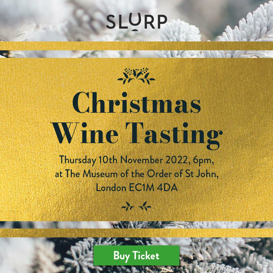 Join us this November to take part in our Christmas Wine Tasting. Tickets are on sale now, get yours before they run out! Link to tickets: buff.ly/3ru9AOO #winetasting #wine #slurpwine #christmaswine #christmas