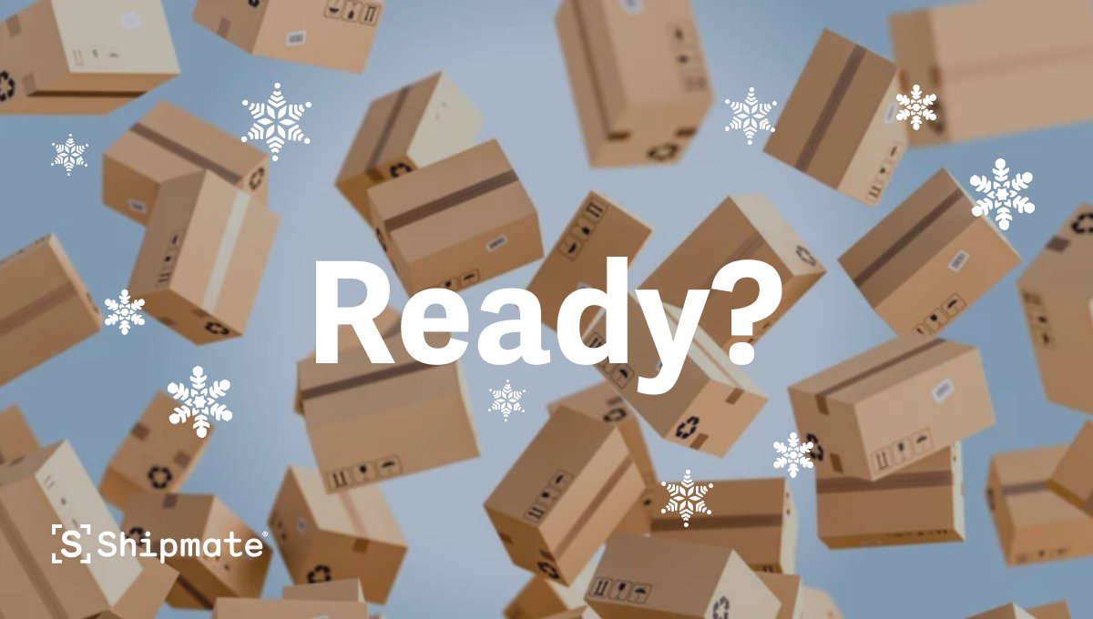 #eCommerce sellers! Are you ready for #peak season?

#Christmas is just 80 days away, and there are only 50 days until #BlackFriday!

Simplify your shipping with Shipmate. Get started TODAY...
👉shipmate.co.uk/lp/are-you-rea…