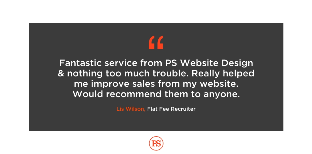 "Fantastic service from PS Website Design &amp; nothing too much trouble. Really helped me improve sales from my website. Would recommend them to anyone." - Lis Wilson, Flat Fee Recruiter
#pswebsitedesign #websitedesign #webdevelopers #webdesign #yorkshire #ilkley #leeds