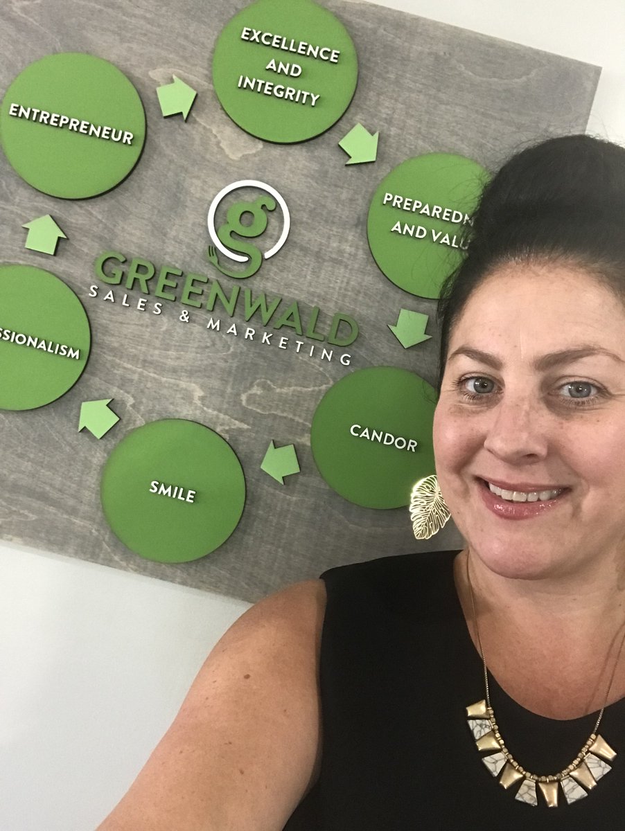 greenwald_sales's tweet photo. We didn't just make a pretty sign for the wall; we live and die by these principles! All the employees at Greenwald Sales &amp; Marketing are critical and respected pieces of the puzzle 💚🧩 #corevalues

 #greewaldstrong #WeareMAFSI https://t.co/mL5ozbeQvt