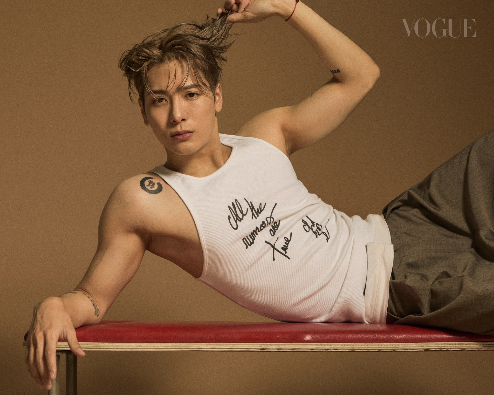 TEAM WANG records on X: Jackson Wang Vogue Singapore's October