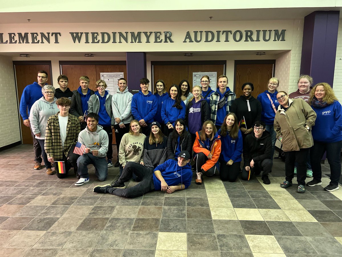 Our German exchange students arrived last night! We’re so excited to host them these next two weeks! Welcome to the Cavalier family! 💜🤍