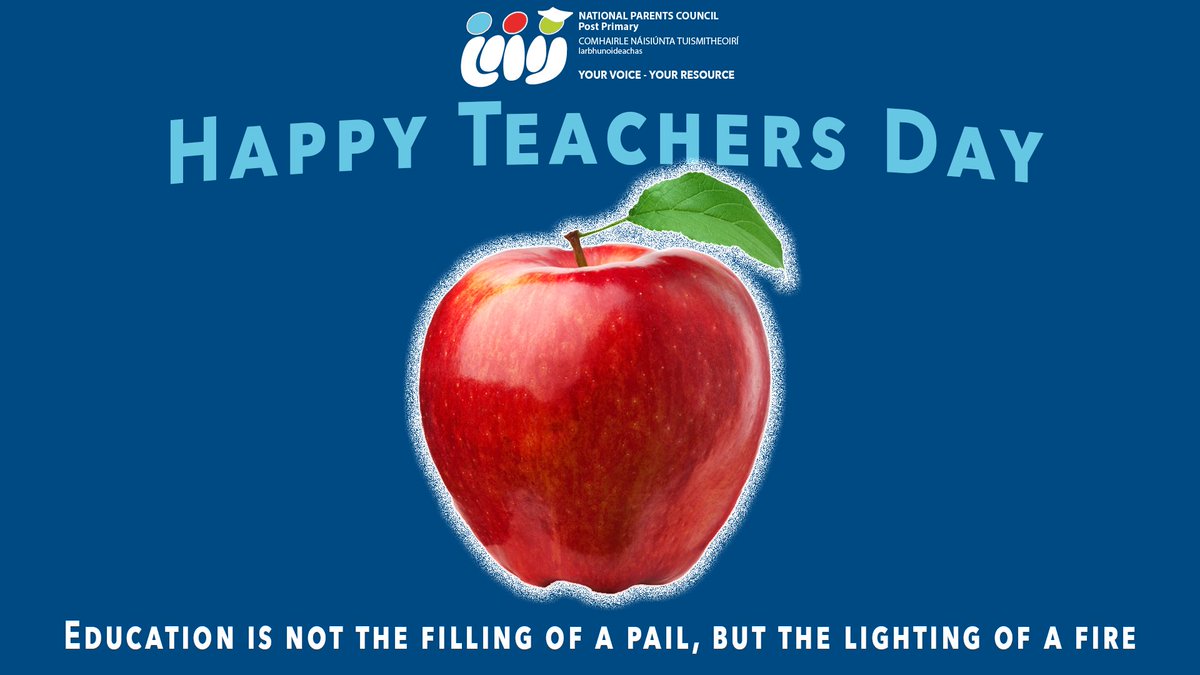 Today we celebrate our wonderful teachers ❤️ “Education is not the filling of the pail, but the lighting of a fire” #WorldTeachersDay