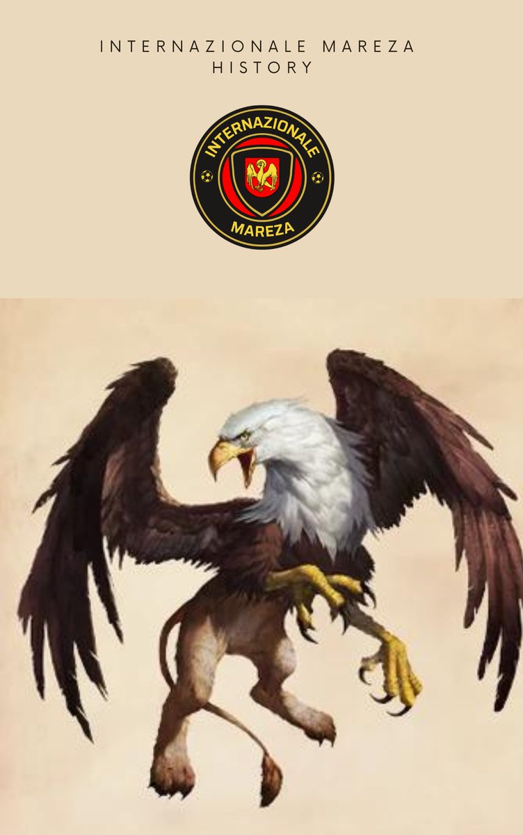 intermareza's tweet image. Before derby against @olympiquemareza,  we present the genesis logo of Inter. Griffins in the centre part is a symbol of Kwidzyn County. Internazionale is closely related to this region.