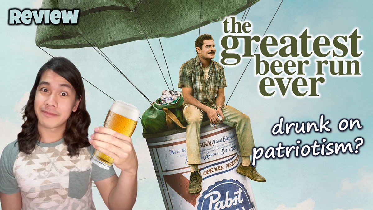 #ZacEfron plays real life Chickie Donohue who's in an impossible journey to deliver American beers during Vietnam war, all in the name of friendship! Nonspoiler review of #TheGreatestBeerRunEver👇
youtu.be/PAyaZ_5fWNw
youtu.be/PAyaZ_5fWNw
#AppleTV #russellcrowe #billmurrray