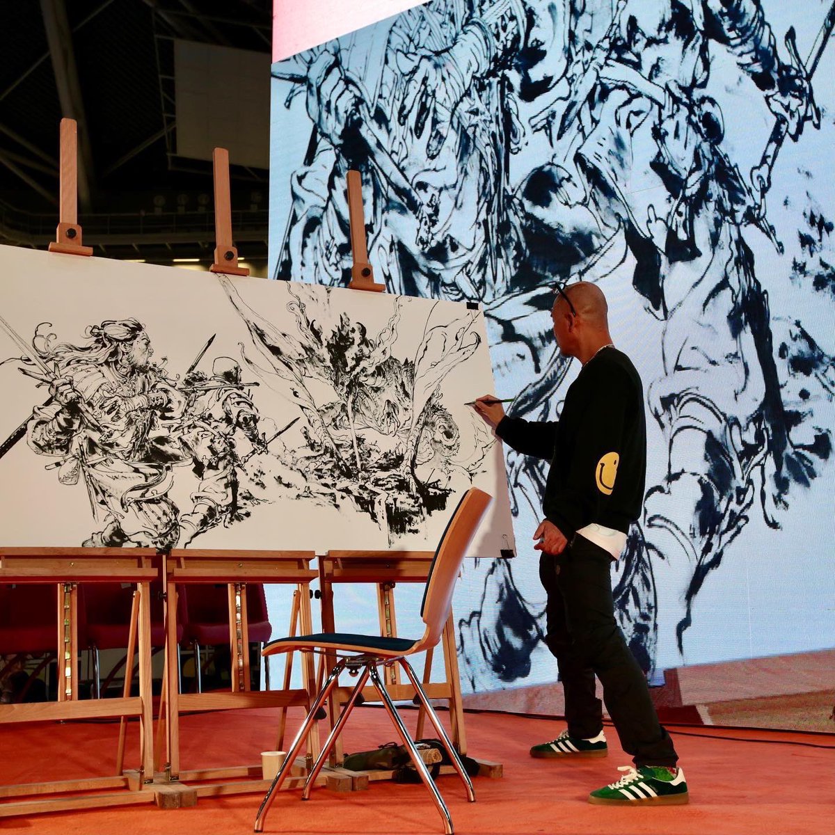 Brian Romero (@brianromero) on Twitter photo Shocked to hear that <a href="/KimJungGiUS/">Kim Jung Gi US</a> has died of a sudden heart attack. His ability to create incredible scenes with only ink and his imagination are legendary. The world has lost a true artistic master. Shocked to hear that <a href="/KimJungGiUS/">Kim Jung Gi US</a> has died of a sudden heart attack. His ability to create incredible scenes with only ink and his imagination are legendary. The world has lost a true artistic master.
