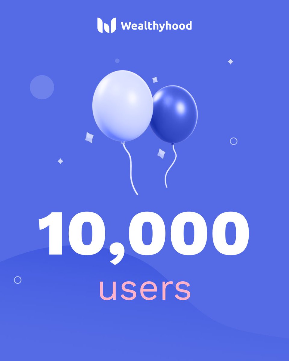 We’ve now passed 10,000 active users! 🎉

Proud of each of you for being a big part of our mission to rationalise #investing.

We make investing easy for beginners, long-term investors and everyone out there who wants to get started! 🪄

-

Capital at risk

#fintech #startups