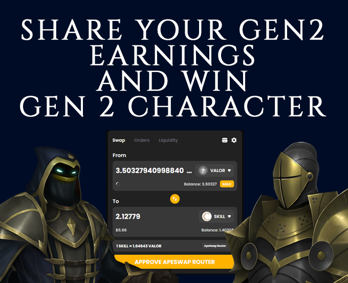 CryptoBlades tweet picture