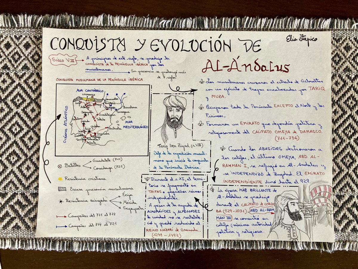 EliaZapico's tweet photo. #AlAndalus #legado #Historia #2ºESO @GZvisual #apuntesvisuales #blog #mapaconceptual #infografías #mapavisual #claustrovirtual @imgende 👇🏽🧵 https://t.co/u1mRoDPG7x
