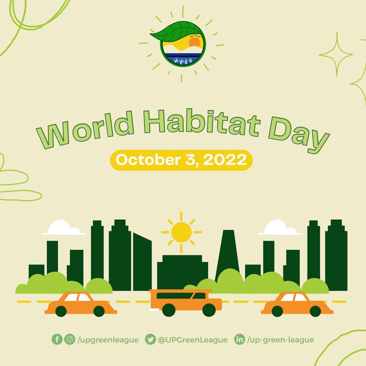 UPGreenLeague's tweet photo. ...remember the responsibility we have towards shaping the future of our cities and towns towards a brighter future. ๐ฑ
Read more: https://t.co/aVQtaFVGxm
#WorldHabitatDay
#ProtectRestoreConserve https://t.co/YBrPEOyRmu
