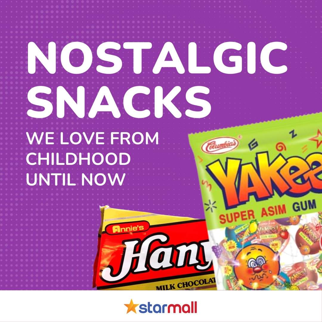 StarmallsPH's tweet photo. Imagine you’re back in the year 2000 at a sari-sari store and buying snacks like Curlytops. Oh, the taste of nostalgia! If you’re missing these childhood snacks of yours, get them at your nearest Starmall branch and relive the good old days. 

#Starmall https://t.co/mMTco3Qvfd