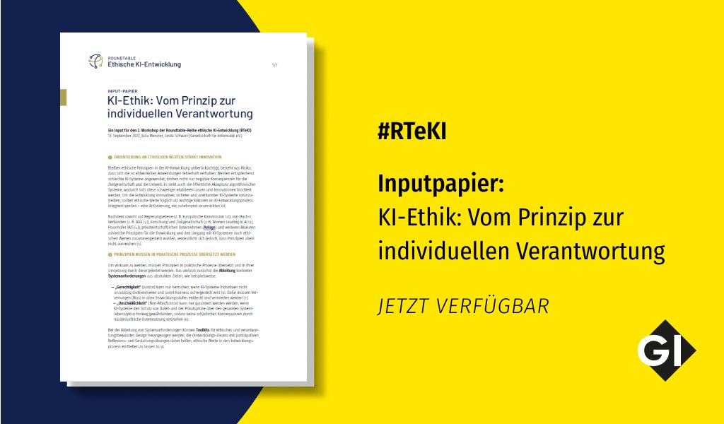 Gesellschaft für Informatik e.V. tweet media