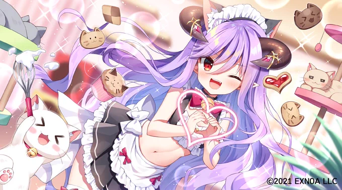 告知が遅くなりましたが、「エンジェリックリンク」にて「オロバス(猫耳)」のイラストを担当させていただきました。よろしくお願いしますエンクリ #エンジェリックリンク 