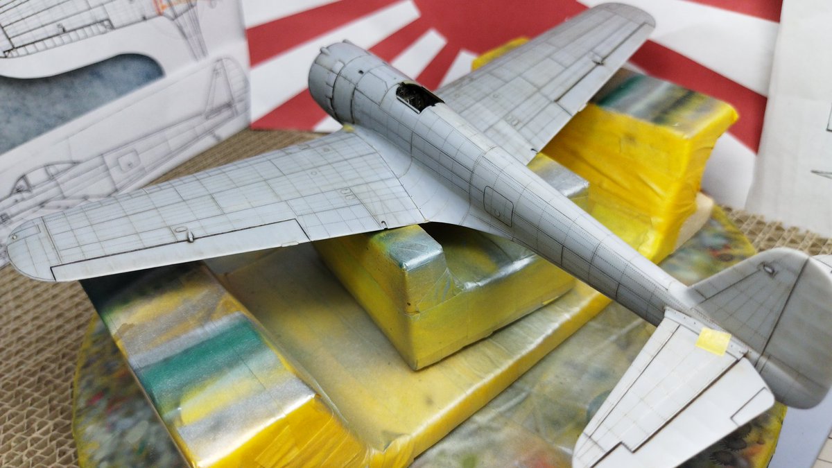 ModelTora's tweet photo. #一式戦闘機 #隼 #Ki43 #士の字
士の字（十字）になりました😊 https://t.co/DFkXZUiwla