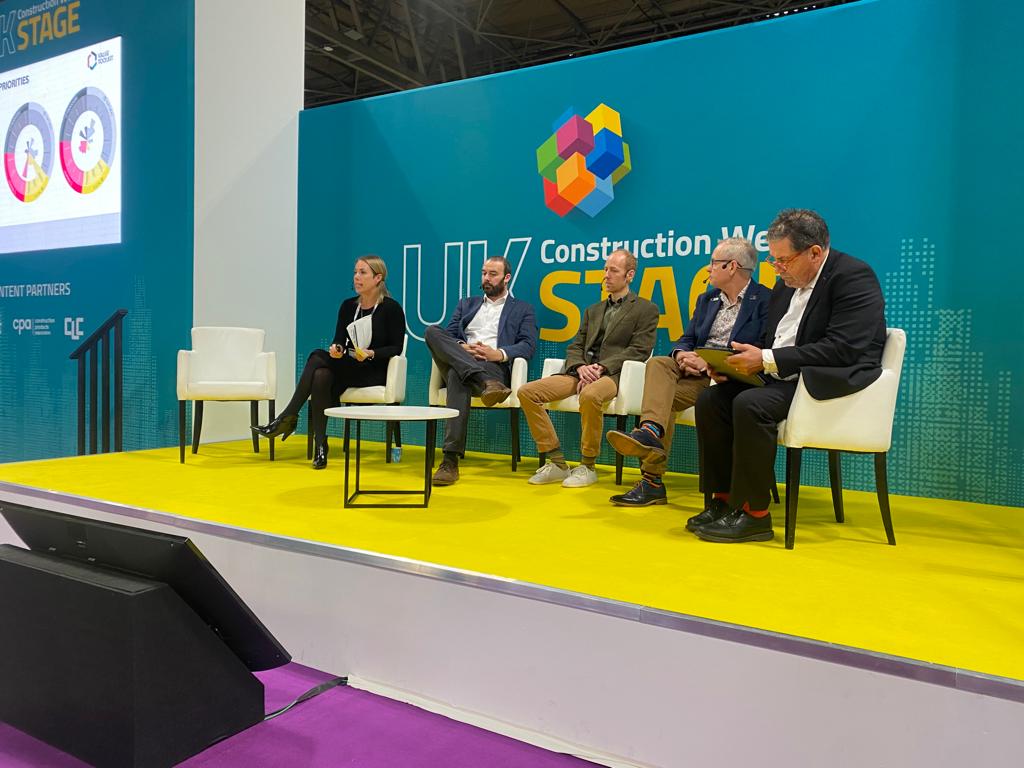Akerlof_MMC's tweet image. At @UK_CW listening to The Value Revolution on the main stage where our partner, Ellie Jenkins, has joined @atkins, @costain and @ipagov to hammer out just what it takes to instil value.

#ValueToolkit #UKCW2022