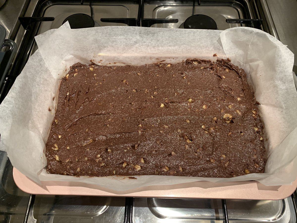 kjlindsay's tweet photo. I made walnut brownies this evening for the #GreatRareBooksBakeOff I was inspired by the ‘Butterscotch Brownies’ and ‘Walnut Cake’ recipes. I am planning to bring them to work tomorrow. I hope my team enjoys them! #BakeMonash https://t.co/fZpi3p7Peu