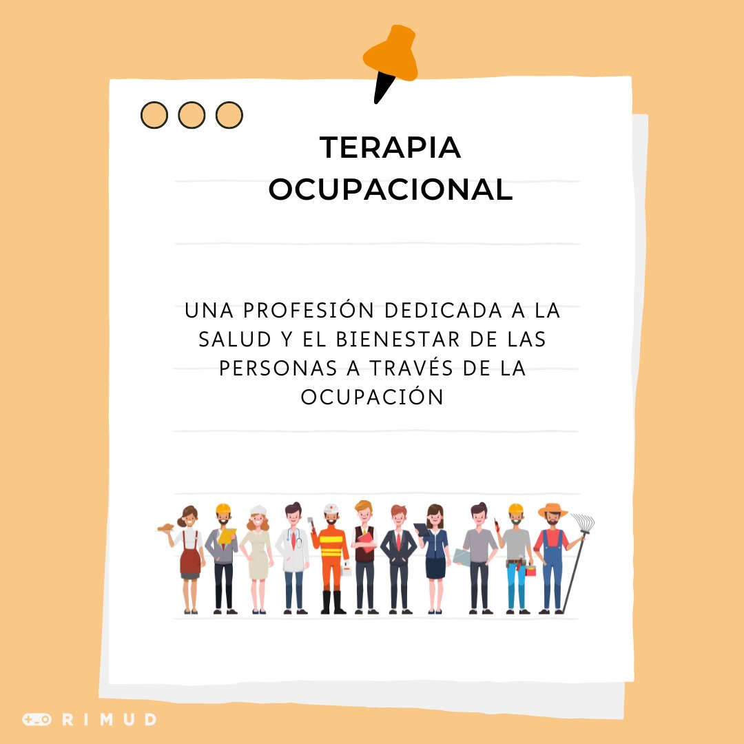 Hoy es el día mundial de la terapia ocupacional, una labor que tiene como objetivo habilitar a personas para diferentes labores, consiguiendo mejorar su salud y bienestar 🙌🧡 
#Logopedia #EdTech #TICs #Innovación #aprendizaje #recursoseducativos #recursosparamaestros