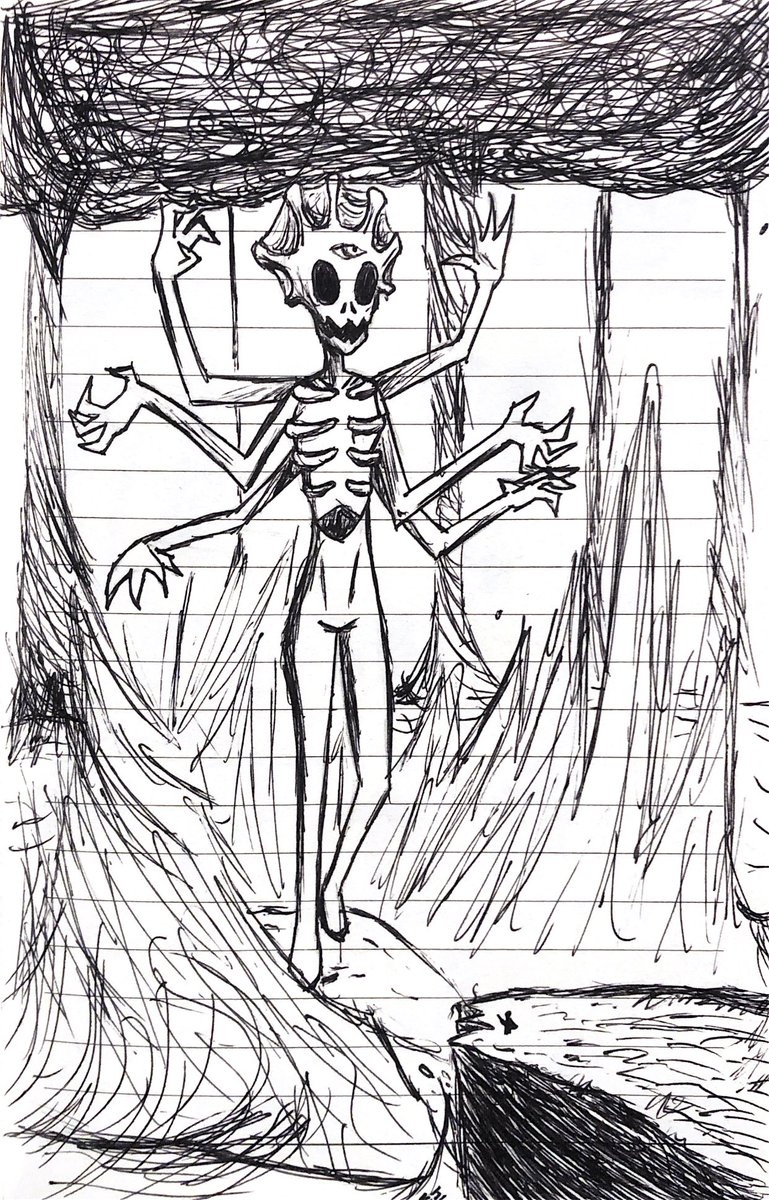 Two doodles I did yesterday 

#sketch #sketchbook #Doodle #artistsontwitter #artist #sketchtober #inktober2022