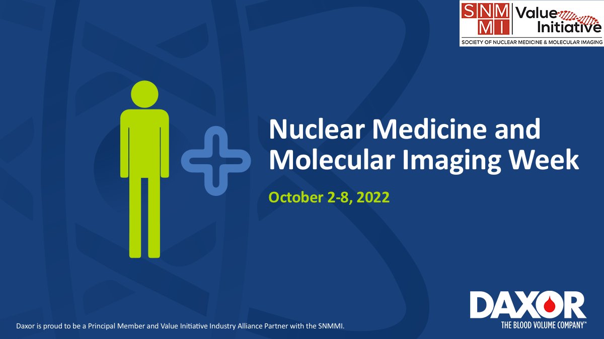 DaxorBVA's tweet photo. All of us @DaxorBVA thank physicians, technologists, scientists, and others involved in nuclear medicine and molecular imaging for all the great work you do! #NucMedWeek22 #ValueInitiative #SNMMI https://t.co/doF3At9lxX