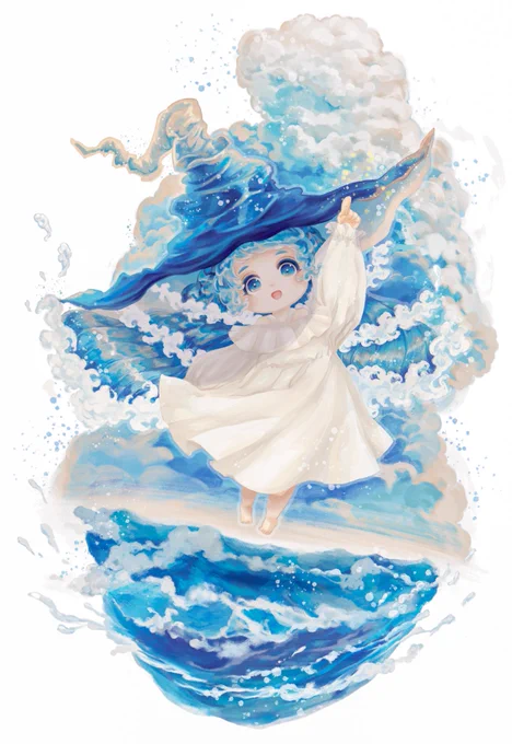 青い波の魔女 