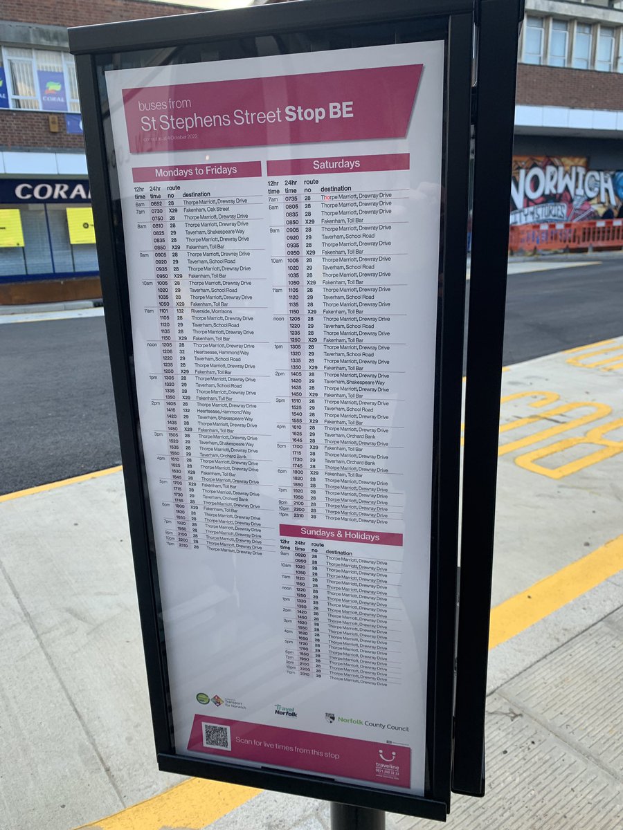 grm_mapping's tweet photo. Super proud of our collaborative effort to communicate massive changes to a complex bus network in #Norwich so clearly and attractively. When the shelters arrive in St Stephens it will be even better… https://t.co/2XOOtnVyx8