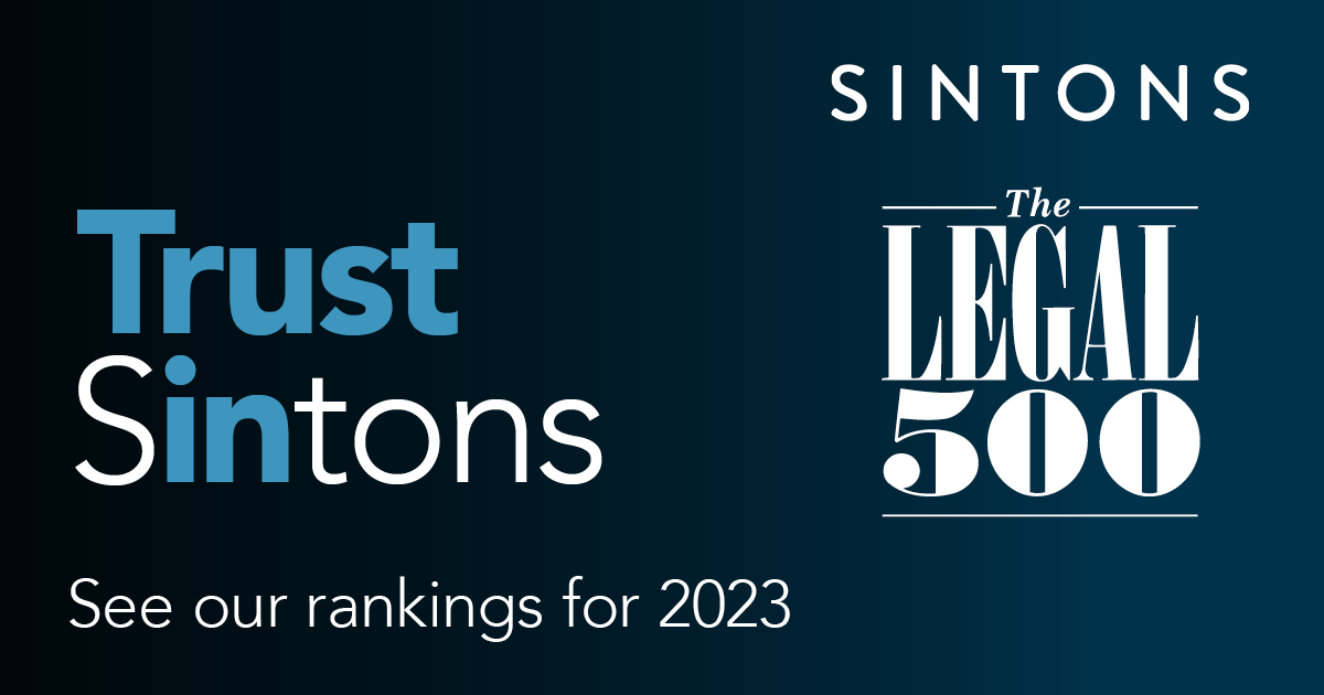 Sintonspc (@sintonspc) on Twitter photo Wills, trusts and probate team hailed for legal and client service excellence bit.ly/3MbHBNl <a href="/thelegal500/">The Legal 500</a> <a href="/SintonsLaw/">Sintons LLP</a> <a href="/SintonsCOP/">Sintons Court of Protection</a> #Legal500 #LegalDirectories Wills, trusts and probate team hailed for legal and client service excellence bit.ly/3MbHBNl <a href="/thelegal500/">The Legal 500</a> <a href="/SintonsLaw/">Sintons LLP</a> <a href="/SintonsCOP/">Sintons Court of Protection</a> #Legal500 #LegalDirectories
