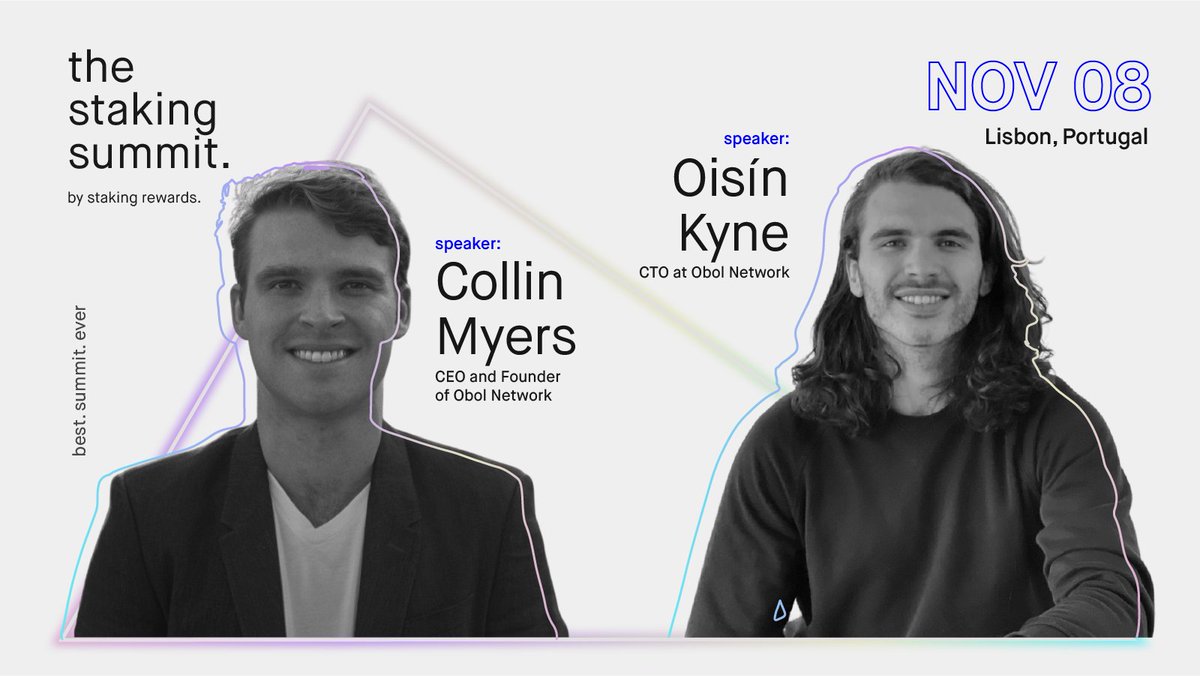 StakingRewards's tweet photo. ๐ฃ @ObolNetwork's CEO @StakeETH and CTO @OisinKyne are taking up a keynote at our #StakingSummit. Obol Labs are doing incredible work to improve PoS with #DVT post-Merge. We're stoked to hear more on this at the conference!
๐ซ Limited tickets left: https://t.co/VDcease3E6 https://t.co/SfjrWgnJ4V