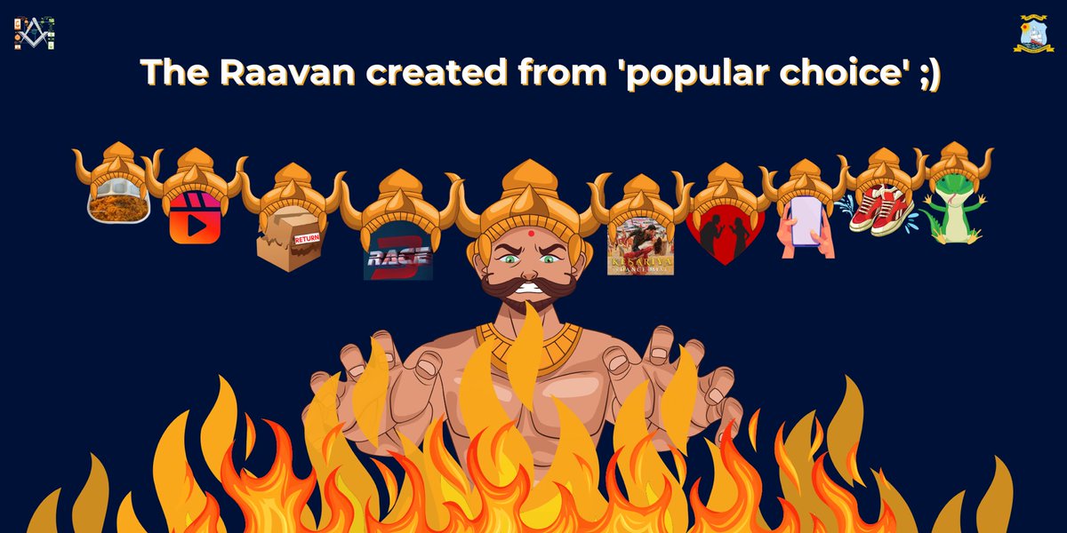 marksocsrcc's tweet photo. A 'Raavan Dehen' we'd all like to witness

Burning the negatives to focus on the good things! 🏹🔥

Happy Dusshera!

(For the new ones, go check out our story series for Dusshera 2022 <3)

#dusshera #dusshera2022 #happydusshera #raavan #dehen #burn #srcc #du #delhiuniversity https://t.co/KR7enr0fqG