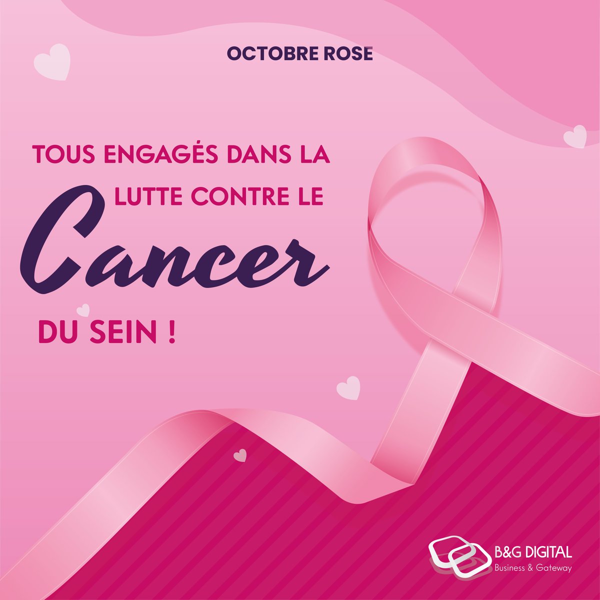 BGDigitall's tweet photo. En Octobre, luttons contre le cancer du sein !

Simplement, osez le dépistage.

𝑈𝑛 𝑅𝑢𝑏𝑎𝑛 𝑞𝑢𝑖 𝑢𝑛𝑖𝑡 𝑇𝑜𝑢𝑠 🤝🌸

#octobrerose #cancerdelafemme #bgdigital #moisdedepistage #depistage #rose https://t.co/ZEfjTJWZCb